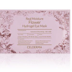 Celderma Real Moisture Flower Hydrogel Eye Mask (2 Patches) X 20 Packets